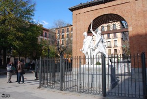 Monumento a Daoíz y Velarde. Plaza del 2 de Mayo. Malasaña