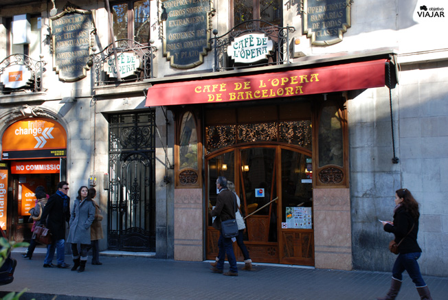 Café de la Ópera. La Rambla,  Barcelona