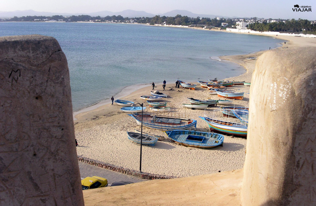 Vista de Hammamet desde el Fuerte. Circuito por Túnez