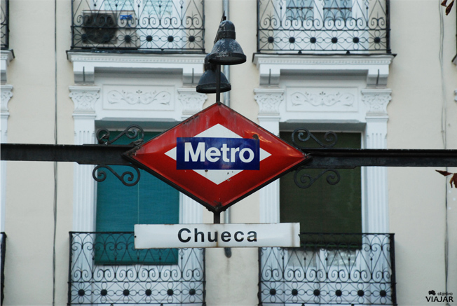 Boca de metro de Chueca. Madrid