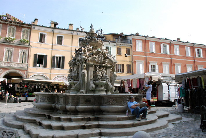 Piazza del Popolo. Cesena. Italia