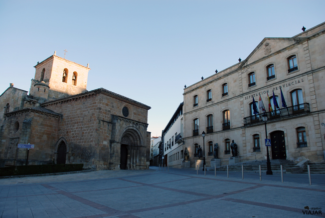 Iglesia de San Juan de Rabanera y Palacio de la Diputación. Soria