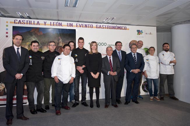 Presentación en Madrid de Castilla y León, un evento gastronómico. Foto Miguel A. Munoz Romero.