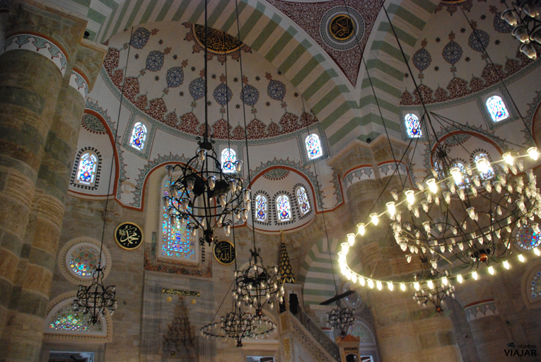 Interior de la Mezquita de Mihrimah Sultán. Üsküdar. Estambul