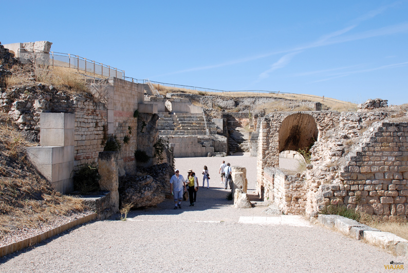 Entrada al anfiteatro. Parque Arqueológico de Segóbriga