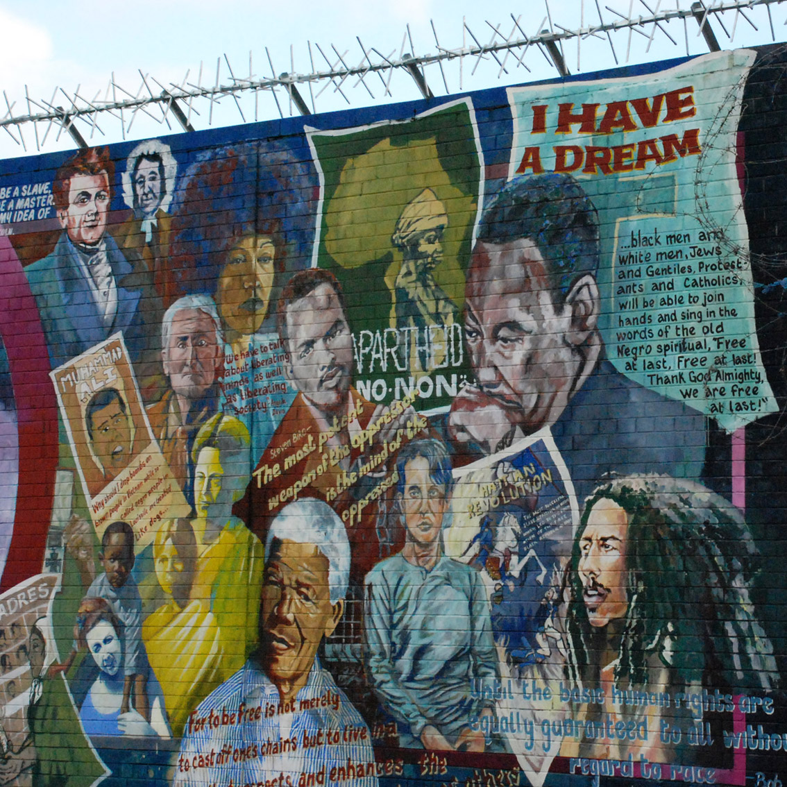 Los murales de Belfast