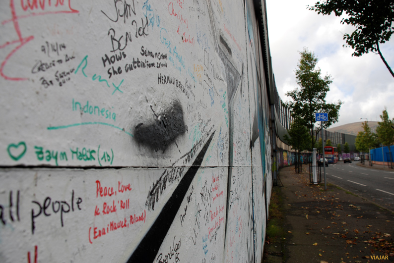 Muro de la Paz. Murales de Belfast