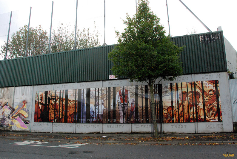 Tramo del Muro de la Paz. Belfast
