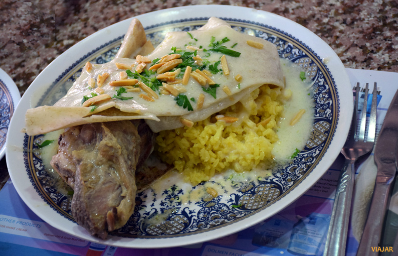 Mansaf. el plato típico de Jordania