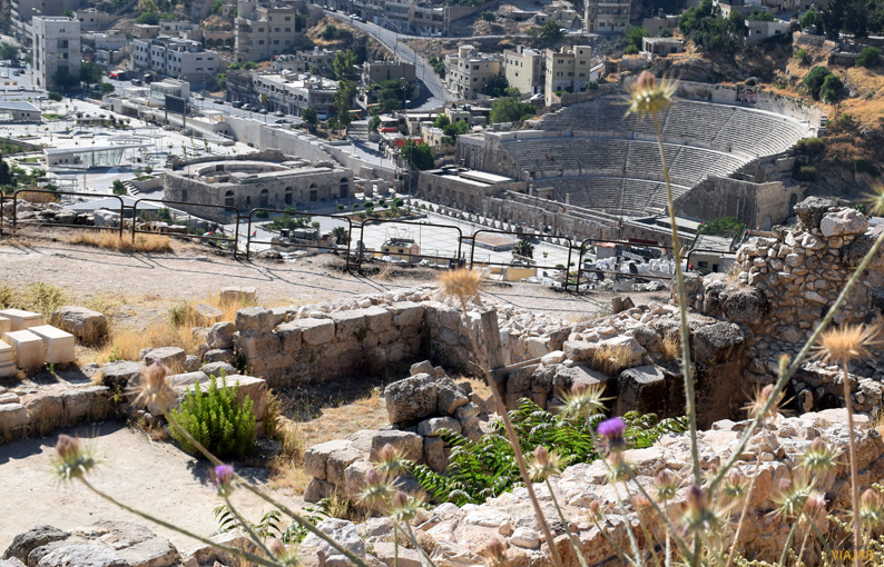 Teatro romano de Amán. Motivos para viajar a Jordania