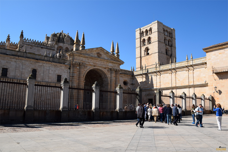 Fachada norte de la Catedral de Zamora