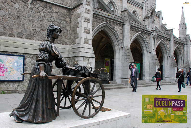 Estatua de Moly Mallone. Dublin 
