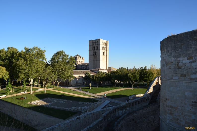 Vistas de la Catedral desde el Castillo de Zamora