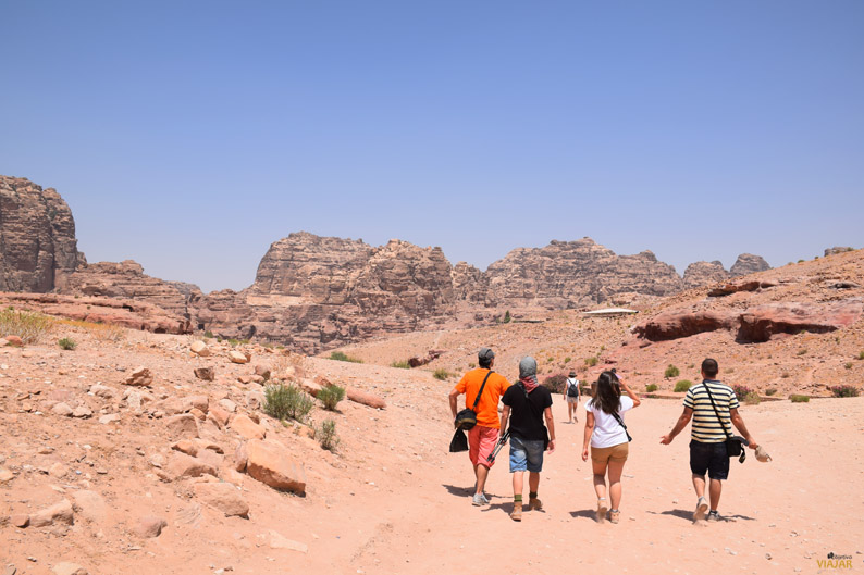 Caminando por Petra. Jordania