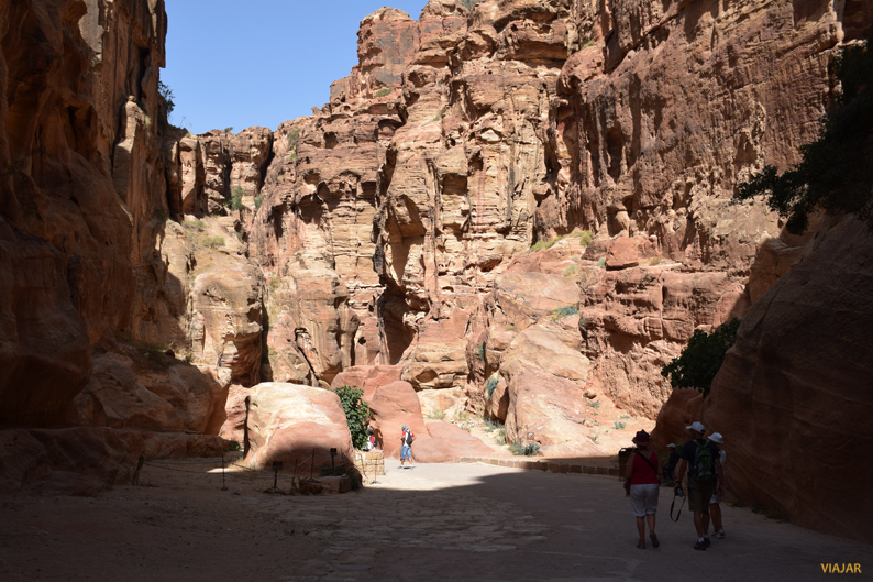 El cañón del Siq. Petra. Jordania