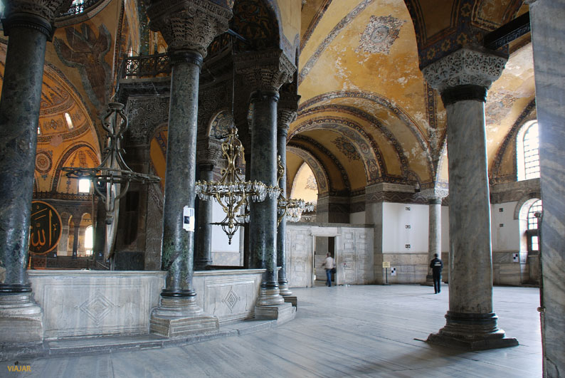 Galeria superior de Santa Sofia, Estambul
