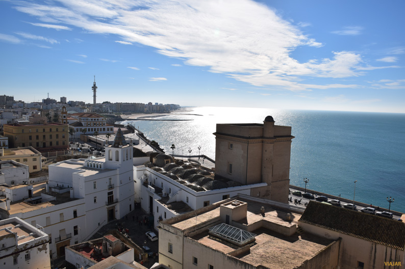 Panorámica de Cádiz desde la Torre del Reloj