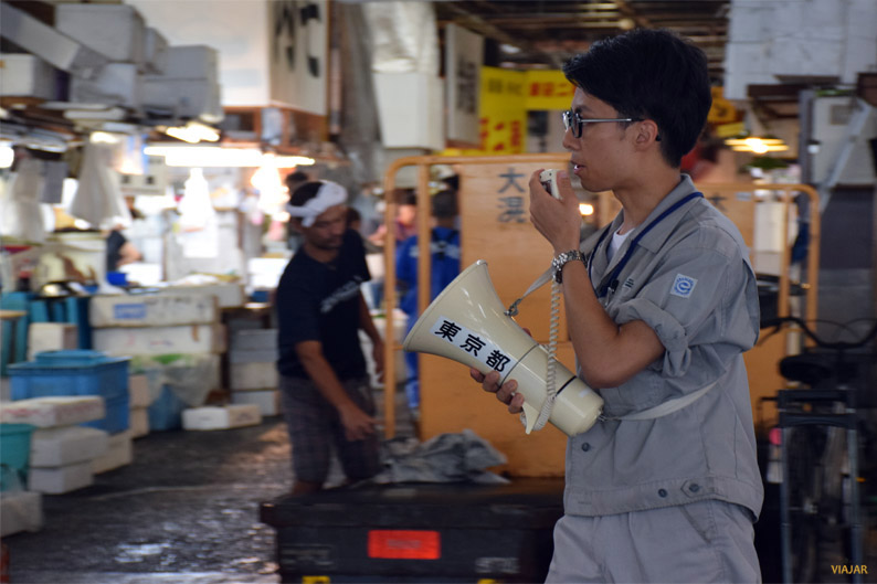 Poniendo orden en el mercado de Tsukiji