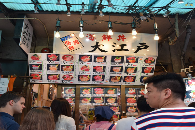Restaurante en el mercado Tsukiji