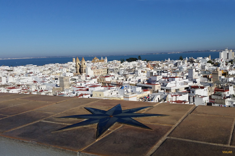Vistas de Cádiz desde el mirador de la Torre Tavira