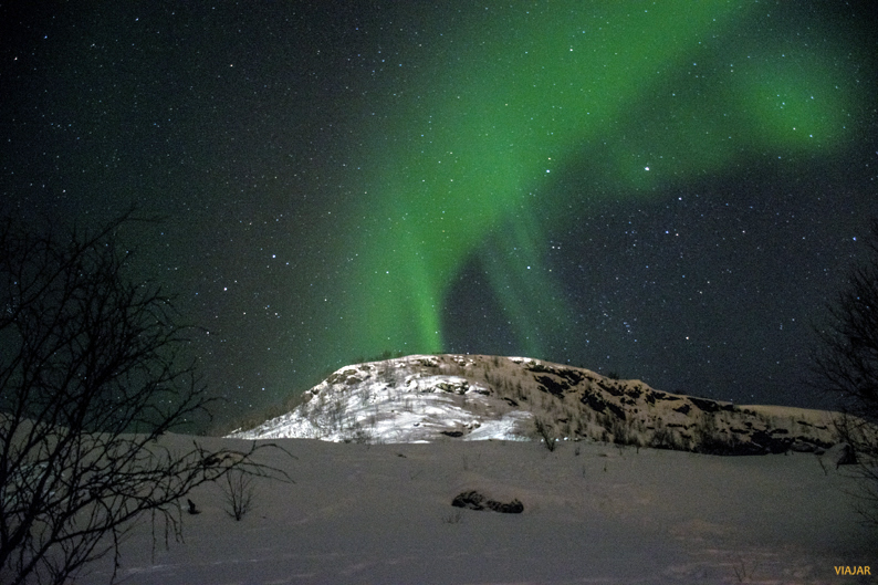 La magia de una aurora boreal. Laponia noruega