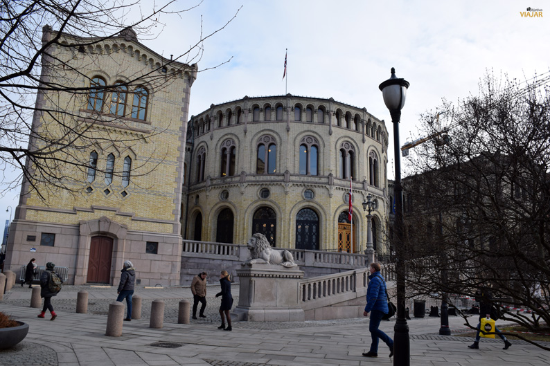 Parlamento de Noruega. Oslo