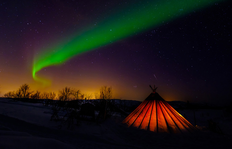 Aurora boreal. Foto Joan Vendrell