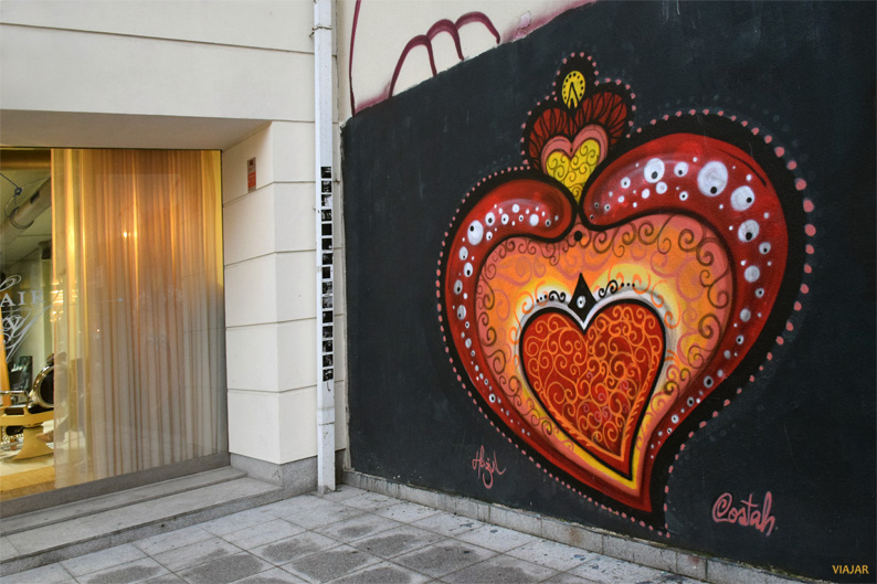El corazón de Viana. Street art en Oporto