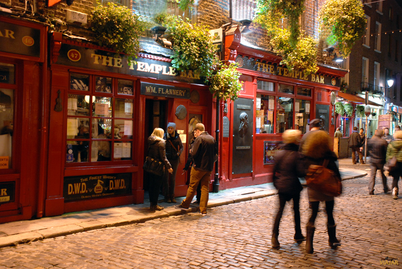 The Temple Bar. Dublín. Irlanda