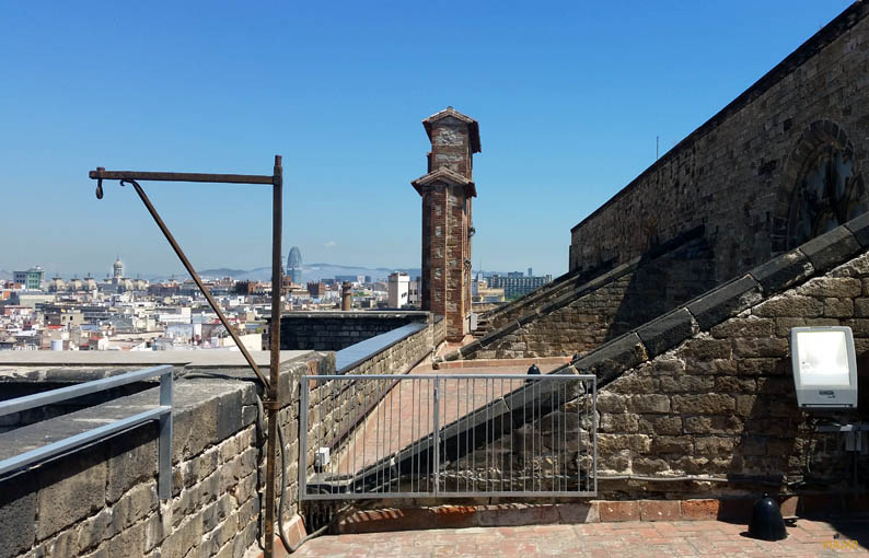Visita guiada a las terrazas de Santa Maria del Mar. Barcelona