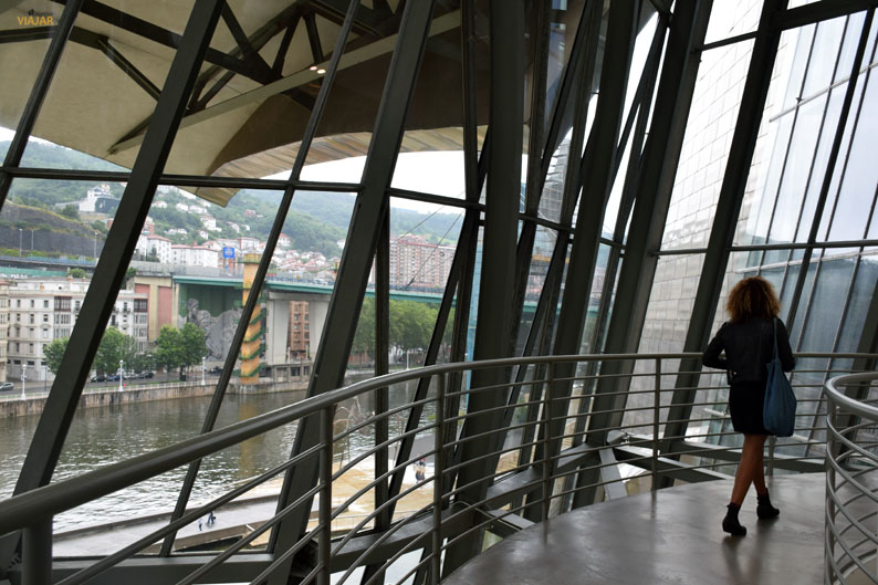 Puente de La Salve desde el Museo Guggenheim de Bilbao