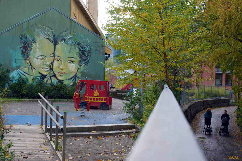 Arte urbano en Vulkan. Oslo