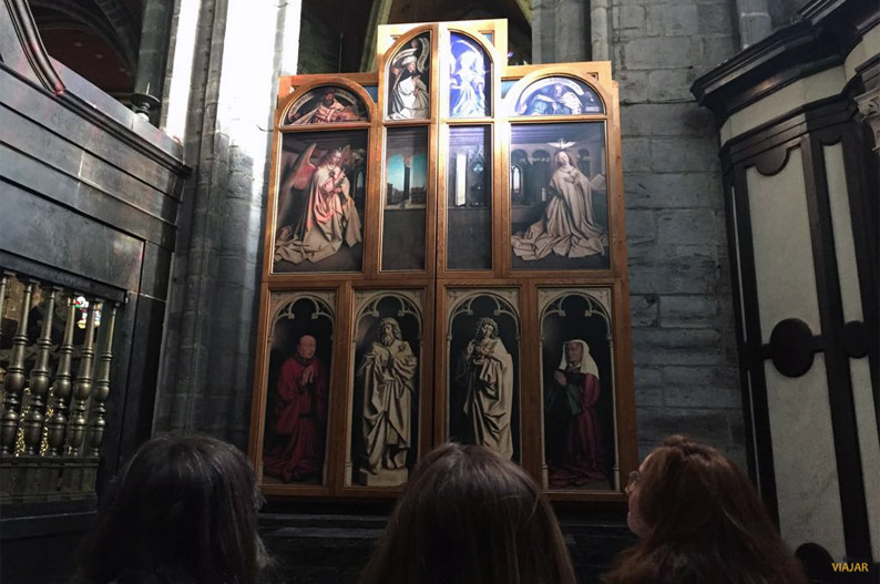 Adoracion del Cordero Mistico. Catedral de San Bavon, Gante