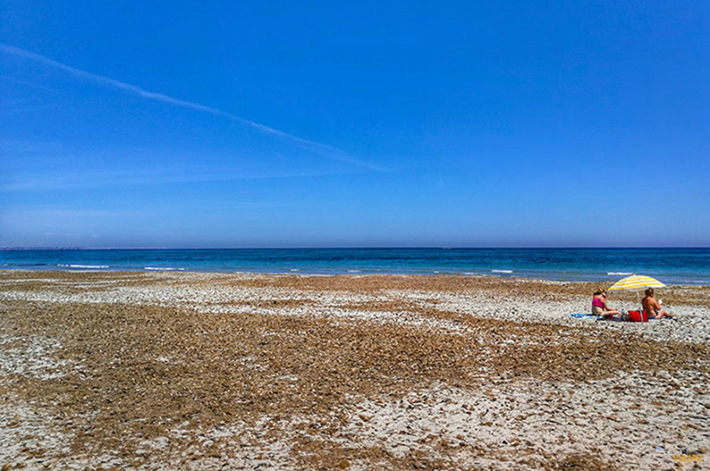 Playa de Torre Derribada. Que ver en el Mar Menor