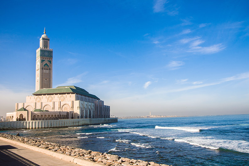 Mezquita de Hassan II. Casablanca, Marruecos. Los mejores destinos para 2019