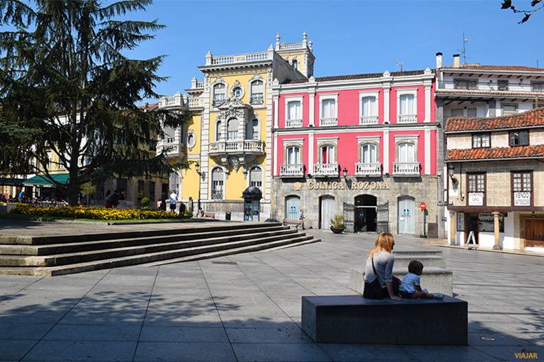 Plaza Alvarez Acebal, Aviles. Asturias