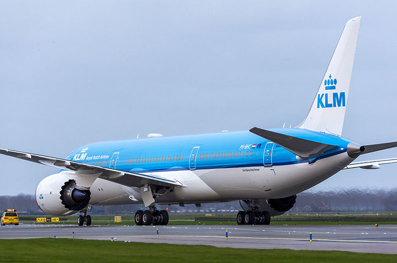KLM es una de las aerolineas mas sostenibles del mundo