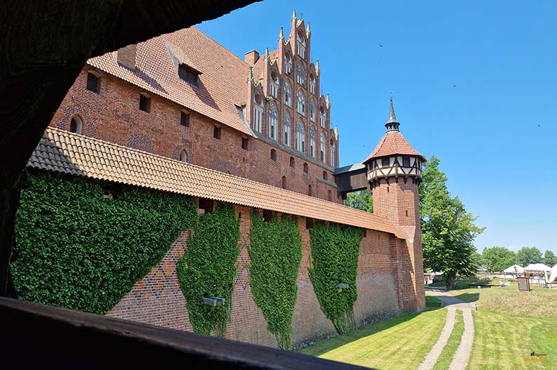Acceso al castillo de Malbork