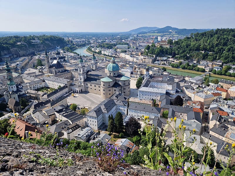 Salzburgo desde la fortaleza Hohensalzburg