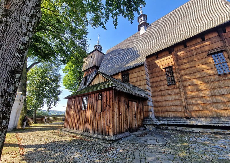 Iglesia de madera de Blizne. Polonia