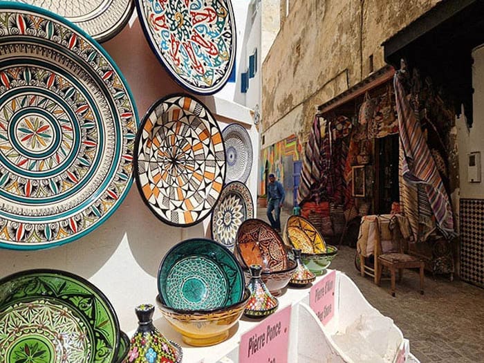 Tienda de ceramica de Essaouira